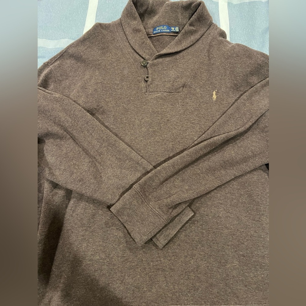 Polo by Ralph Lauren Men's Tan Crewneck Sweater